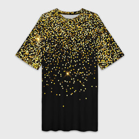 Платье-футболка 3D с принтом ЗВЕЗДОПАД (STARFALL) в Белгороде,  |  | абстракция | звездопад | звезды | ночь | текстура | фон