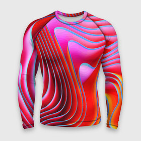 Мужской рашгард 3D с принтом Разноцветные неоновые полосы  Волна  Multicolored neon stripes  Wave в Белгороде,  |  | abstraction | color | fashion | neon | pattern | raster | stripe | wave | абстракция | волна | мода | неон | паттерн | полоса | растр | цвет