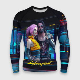 Мужской рашгард 3D с принтом Johnny и Vi Girl Cyberpunk2077 в Белгороде,  |  | 2077 | cyberpunk | cyberpunk 2077 | jognny | night city | vi | ви | джони | джонни | кибер | киберпанк | найтсити | панк