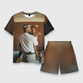 Мужской костюм с шортами 3D с принтом Kendrick Lamar, Mr. Morale  The Big Steppers в Белгороде,  |  | album | kendric | kendrick | kendrik | lamar | mr. morale | the big steppers | альбом | кендрик | ламар | новый