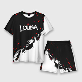 Мужской костюм с шортами 3D с принтом louna band  лоуна в Белгороде,  |  | Тематика изображения на принте: louna | louna 1984 | louna band | louna official video | rock | лауна | лоуна | луна | лусинэ геворкян | музыка | наше радио | рок | русский рок