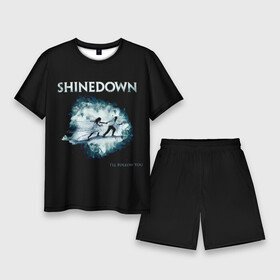 Мужской костюм с шортами 3D с принтом Shinedown  I ll Follow You в Белгороде,  |  | Тематика изображения на принте: brent smith | ill follow you | shinedown | брент смит | группа | музыка | рок | рок группа