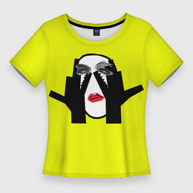 Женская футболка 3D Slim с принтом PSYCHEDELIC MINIMALISM в Белгороде,  |  | геометрический | графика | красочный | минимализм | простой | психоделический | современный | узор | хиппи | цвет | эстетичный | яркий