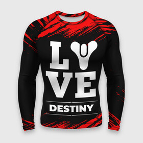 Мужской рашгард 3D с принтом Destiny Love Классика в Белгороде,  |  | destiny | logo | love | дестини | игра | игры | краска | лого | логотип | символ