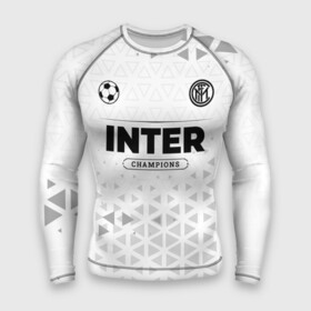 Мужской рашгард 3D с принтом Inter Champions Униформа в Белгороде,  |  | club | football | inter | logo | интер | клуб | лого | мяч | символ | спорт | форма | футбол | футболист | футболисты | футбольный