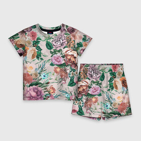 Детский костюм с шортами 3D с принтом Color floral pattern  Expressionism  Summer в Белгороде,  |  | expression | fashion | flowers | pattern | rose | summer | лето | мода | паттерн | роза | цветы | экспрессия