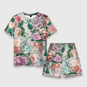 Мужской костюм с шортами 3D с принтом Color floral pattern  Expressionism  Summer в Белгороде,  |  | expression | fashion | flowers | pattern | rose | summer | лето | мода | паттерн | роза | цветы | экспрессия