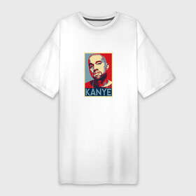 Платье-футболка хлопок с принтом Kanye  Hip Hop в Белгороде,  |  | hiphop | kanye | kanye west | music | канье уэст | микрофон | музыка | рэп | рэпер | хипхоп