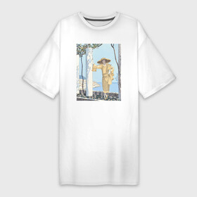 Платье-футболка хлопок с принтом Amalfi. Robe, de Worth (Вид на море) в Белгороде,  |  | абстракция | винтаж | девушка | искусство | картина | классика | любовь | минимализм | отдых | природа | цветы | экспрессионизм