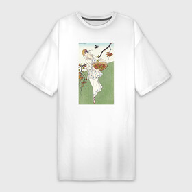 Платье-футболка хлопок с принтом Toilettes de Taffetas (Девушка с фруктами) в Белгороде,  |  | абстракция | винтаж | девушка | искусство | картина | классика | любовь | минимализм | природа | фрукты | цветы | экспрессионизм
