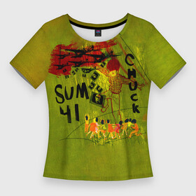 Женская футболка 3D Slim с принтом Chuck  Sum 41 в Белгороде,  |  | deryck whibley | sum 41 | группа | дерик уибли | музыка | панк | панк рок | песни | рок | рок группа | сам 41 | сам фоти уан | сам фоти уансам | сам41 | сум 41 | сум41