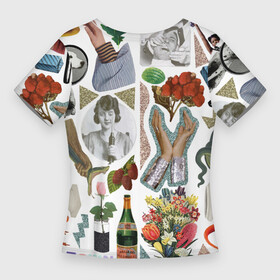 Женская футболка 3D Slim с принтом Underground vanguard pattern  fashion 2088 в Белгороде,  |  | bottle | bouquet | dalmatian | girl | hands | leaf | lizard | magnifier | pattern | raspberry | rose | snake | strawberry | underground | vanguard | vase | авангард | андеграунд | букет | бутылка | ваза | девушка | змея | клубника | лист | малина | 