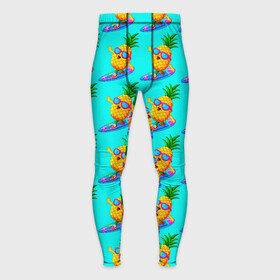 Мужские тайтсы 3D с принтом PINEAPPLE ON A SKATEBOARD в Белгороде,  |  | colorful | cute | food | fruity | funny | green | happy | orange | summer | tropical | yellow | ананас | еда | желтый | забавный | зеленый | красочный | летний | милый | оранжевый | скейтборд | счастливый | тропический | фруктовый