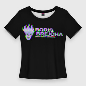 Женская футболка 3D Slim с принтом Boris Brejcha Glitch в Белгороде,  |  | boris brecha | boris brejcha | brecha | brejcha | dj | борис брежша | борис брейча | борис брейша | борис бреча | брежча | брейча | брейша | бреча | музыка | техно