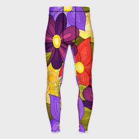 Мужские тайтсы 3D с принтом MULTICOLORED PANSIES в Белгороде,  |  | blue | bouquet | flora | floral | flower | nature | pattern | pink | purple | spring | summer | watercolor | yellow | акварельный узор | анютины глазки | букет | весна | желтый | лето | листья | разноцветный | розовый | синий | фиолетовый | флора