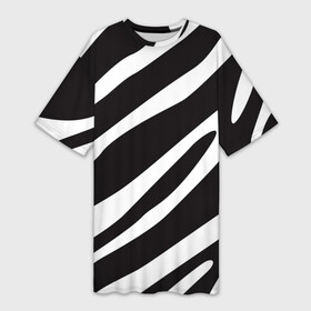 Платье-футболка 3D с принтом анималистичный рисунок зебра в Белгороде,  |  | animal | animalistic | animals | black | black and white | bw | stripes | white | zebra | zebra stripes | анималистичный | белый | животное | животные | звери | зверь | зебра | полосы | полосы зебры | чб | черно белый | чернобелый | черный