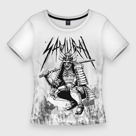 Женская футболка 3D Slim с принтом Самурай и отпечатки павших войнов в Белгороде,  |  | ninja | samurai | буке | воин | вояк | мононофу | мститель | мушя | ниндзя | сабурай | самурай | слуга | солдат | цувамоно