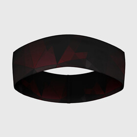 Повязка на голову 3D с принтом Черно красный геометрический в Белгороде,  |  | abstract | black | black and red | geometric | gradient | gray | ombre | polygonal | red | triangles | абстрактный | геометрический | градиент | красный | омбре | полигональный | серый | треугольники | черно красный | черный | черный и красный