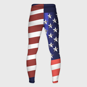 Мужские тайтсы 3D с принтом Американский флаг: блестящие звезды и полоски в Белгороде,  |  | америка | блестящий | звезды | красный | перламутровый | полоска | синий | сша | флаг