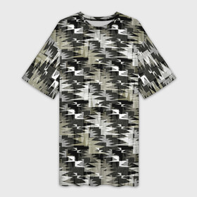 Платье-футболка 3D с принтом Абстрактный камуфляжный в Белгороде,  |  | abstract | brown | camouflage | dark | gray | green | khaki | militarism | military | monochrome | protective | swamp | абстрактный | болотный | военный | защитный | зеленый | камуфляжный | коричневый | милитаризм | монохромный | серый | темный | хаки