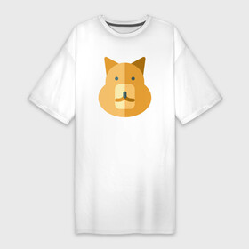Платье-футболка хлопок с принтом Мордашка капибары в Белгороде,  |  | animal | capybara | meme | memes | sweethuman | sweethumen | абстракция | арт | графика | животное | искусство | капибара | мем | мемы | разноцветный | сюрреализм | узоры | цвета