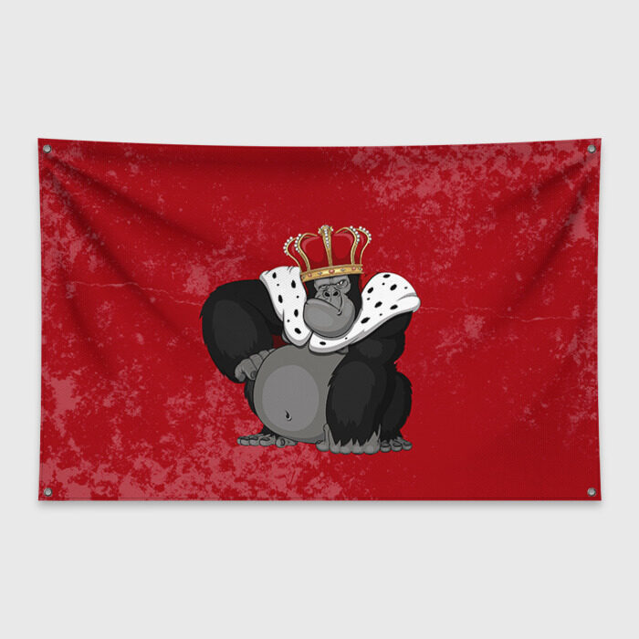 Флаг-баннер Обезьяна король фото