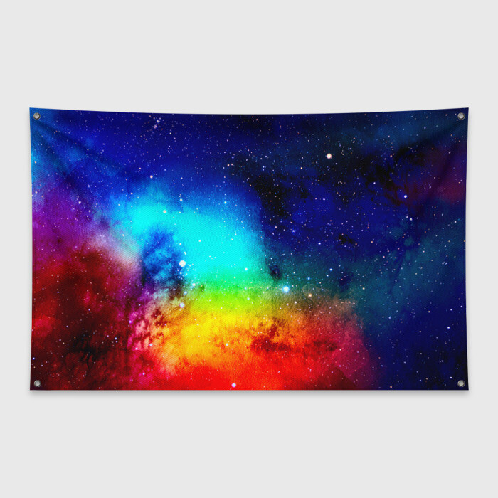 Флаг-баннер Grunge color фото