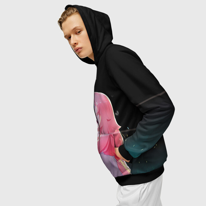 Мужская толстовка 3D на молнии Аниме Слизь фото