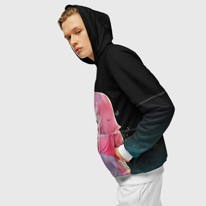 Мужская толстовка 3D на молнии Аниме Слизь фото