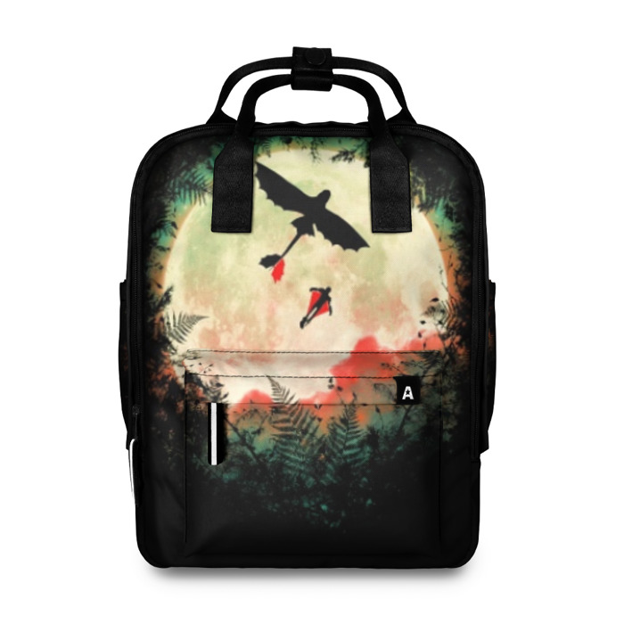 Женский рюкзак 3D Как приручить дракона фото