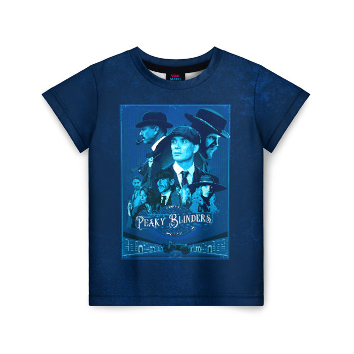 Детская футболка 3D Острые козырьки фото