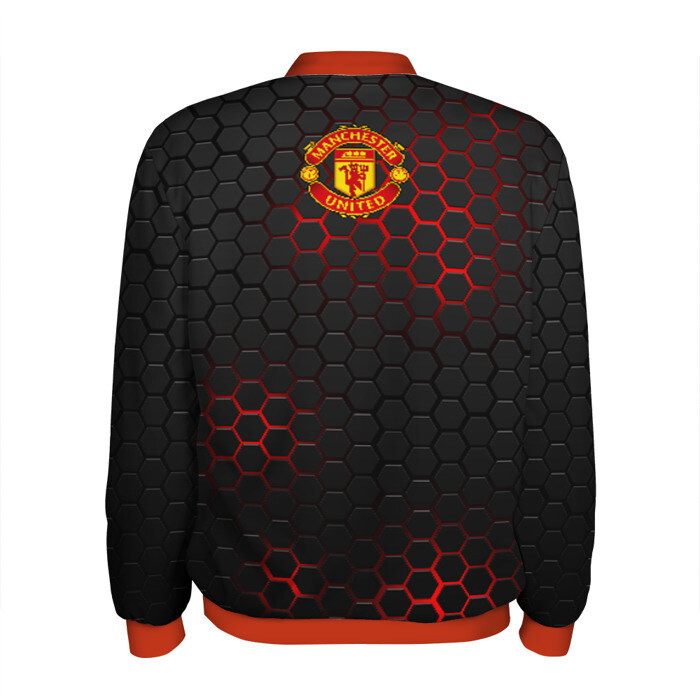 Мужской бомбер 3D МАНЧЕСТЕР ЮНАЙТЕД фото