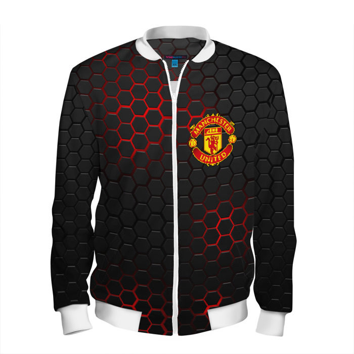 Мужской бомбер 3D МАНЧЕСТЕР ЮНАЙТЕД фото