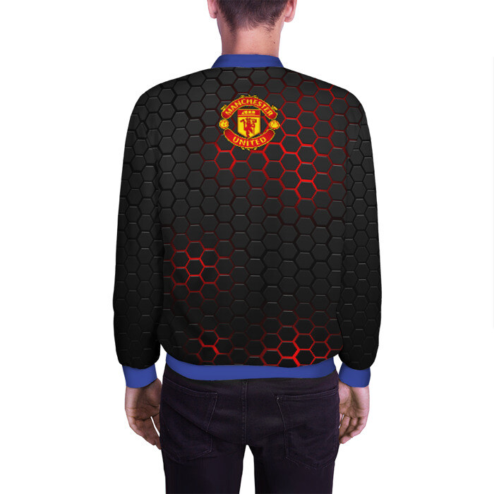 Мужской бомбер 3D МАНЧЕСТЕР ЮНАЙТЕД фото