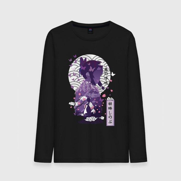 Мужской лонгслив хлопок Шинобу Кочо фото