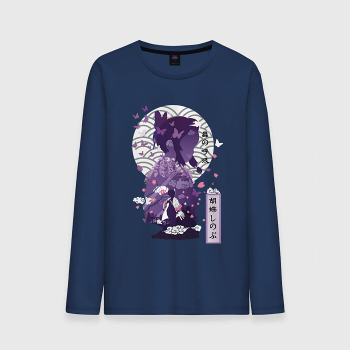 Мужской лонгслив хлопок Шинобу Кочо фото