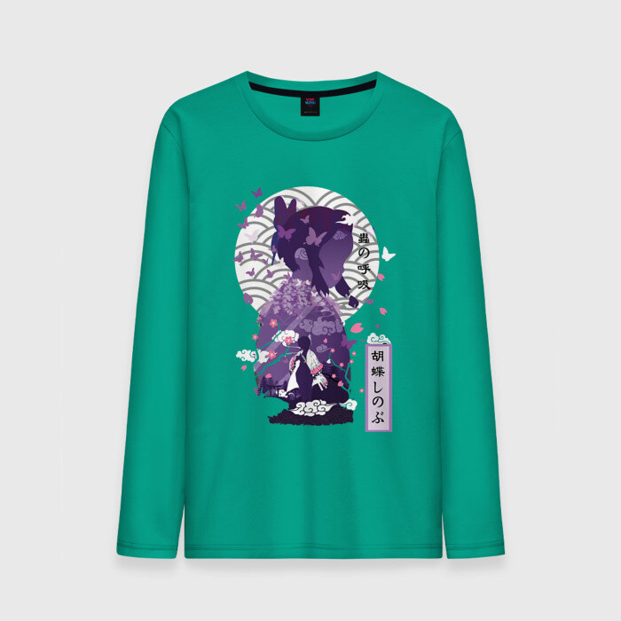 Мужской лонгслив хлопок Шинобу Кочо фото