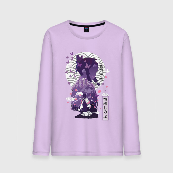 Мужской лонгслив хлопок Шинобу Кочо фото