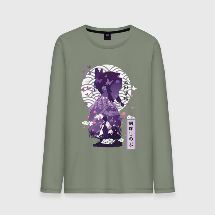 Мужской лонгслив хлопок Шинобу Кочо фото