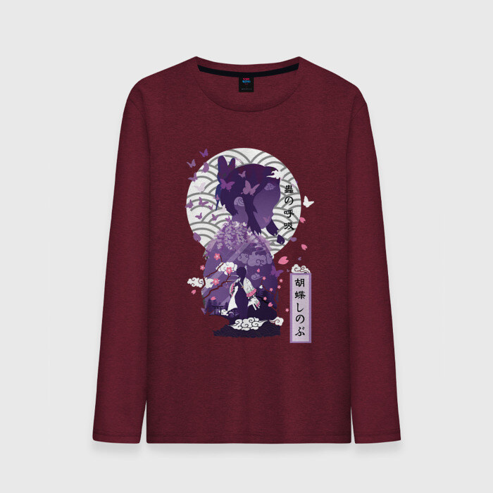 Мужской лонгслив хлопок Шинобу Кочо фото