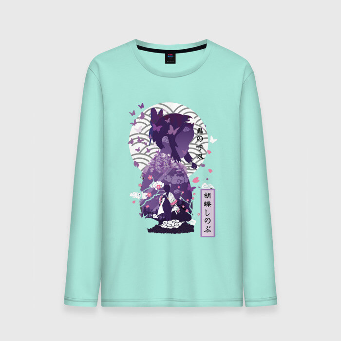 Мужской лонгслив хлопок Шинобу Кочо фото