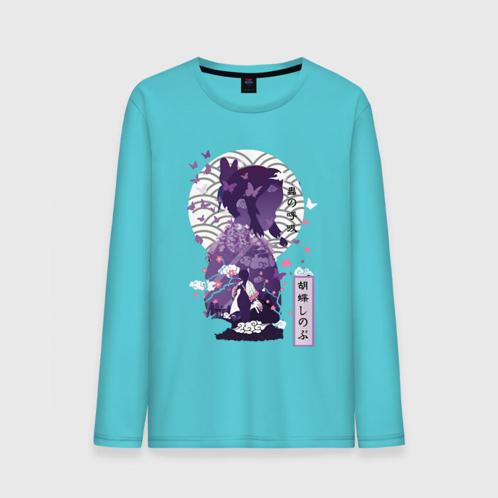 Мужской лонгслив хлопок Шинобу Кочо фото