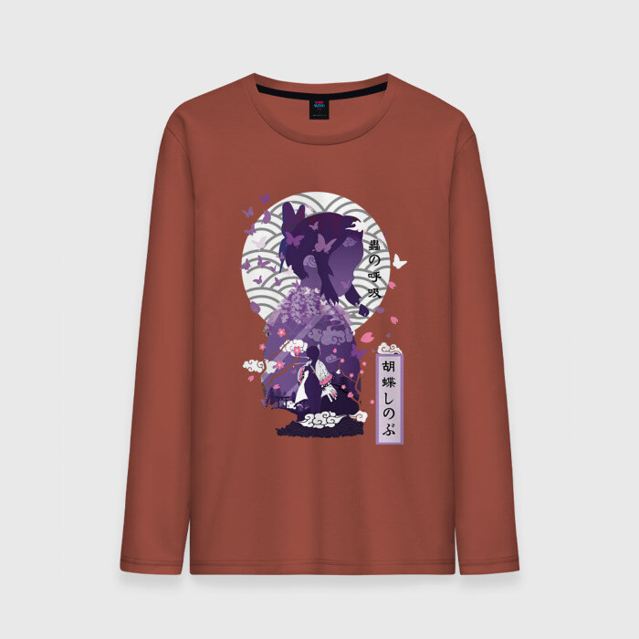 Мужской лонгслив хлопок Шинобу Кочо фото