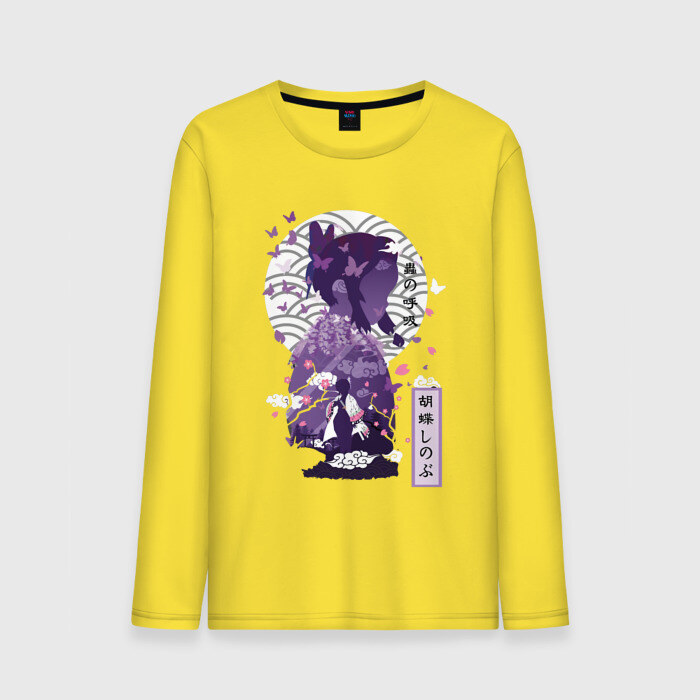 Мужской лонгслив хлопок Шинобу Кочо фото