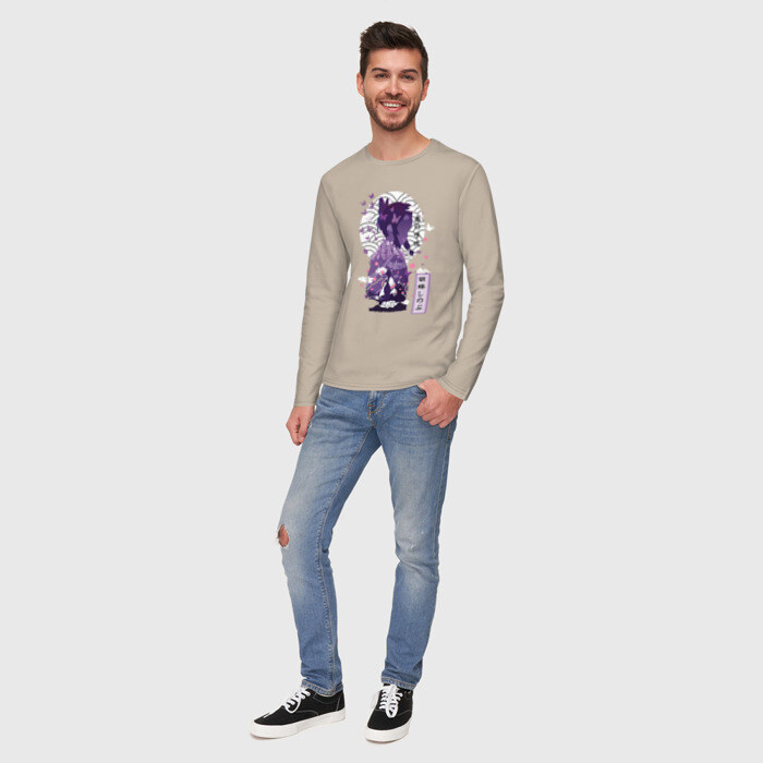 Мужской лонгслив хлопок Шинобу Кочо фото