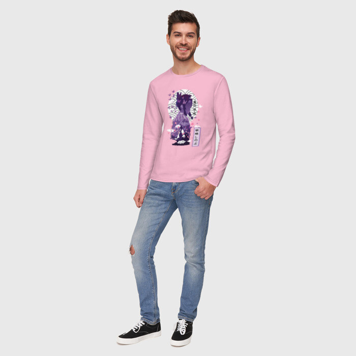 Мужской лонгслив хлопок Шинобу Кочо фото