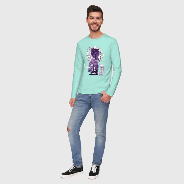 Мужской лонгслив хлопок Шинобу Кочо фото