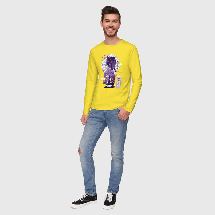 Мужской лонгслив хлопок Шинобу Кочо фото