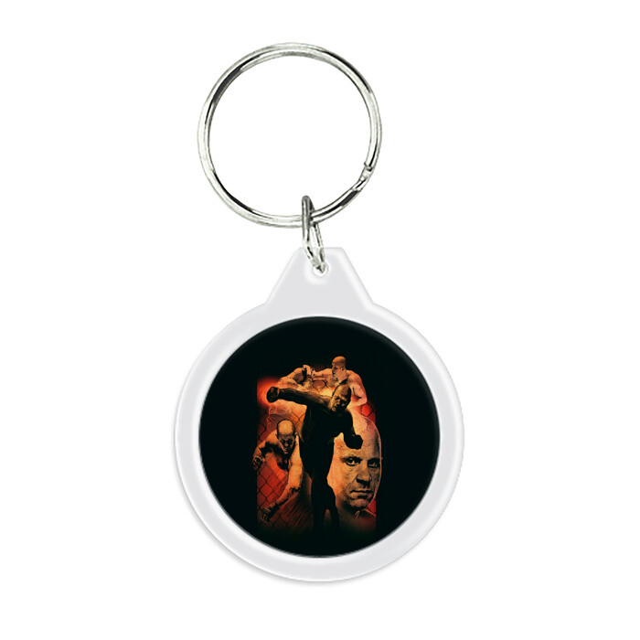 Брелок круглый Федор Емельяненко Император фото