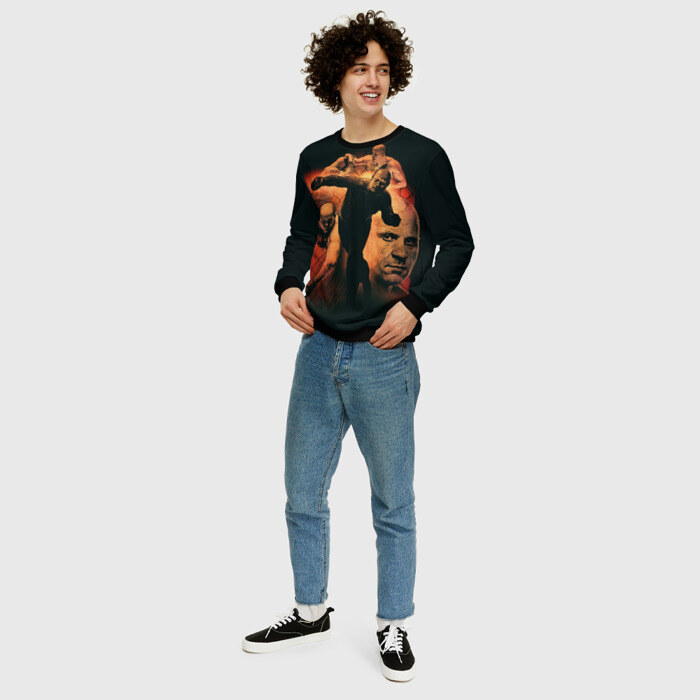 Мужской свитшот 3D Федор Емельяненко Император фото